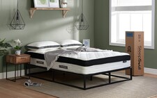 SleepSoul Cloud 800 Pocket Memory Pillow Top Mattress Single | White | 1