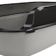 image 5 of Living and Home Large Anti-splashing Detachable Cat Litter Box | Grey