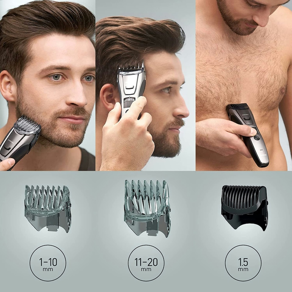 image 1 of Panasonic ER-GB80 Black Beard Hair and Body Trimmer