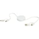 image 2 of Citala Recycled Plastic 5 in 1 Charging Cable - White - One Size (UTPF4661)