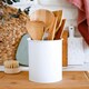 image 2 of White Utensil Jar