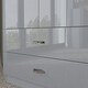 image 8 of FWStyle Chilton Combination Wardrobe 2 Door 2 Drawer - Grey Gloss Front Grey