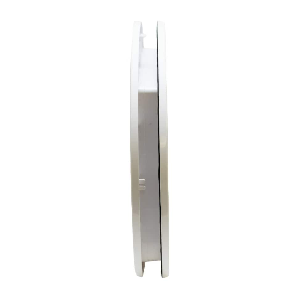 image 1 of Cat Mate Large Glass & Wall Fitting Cat Flap – White (357W)