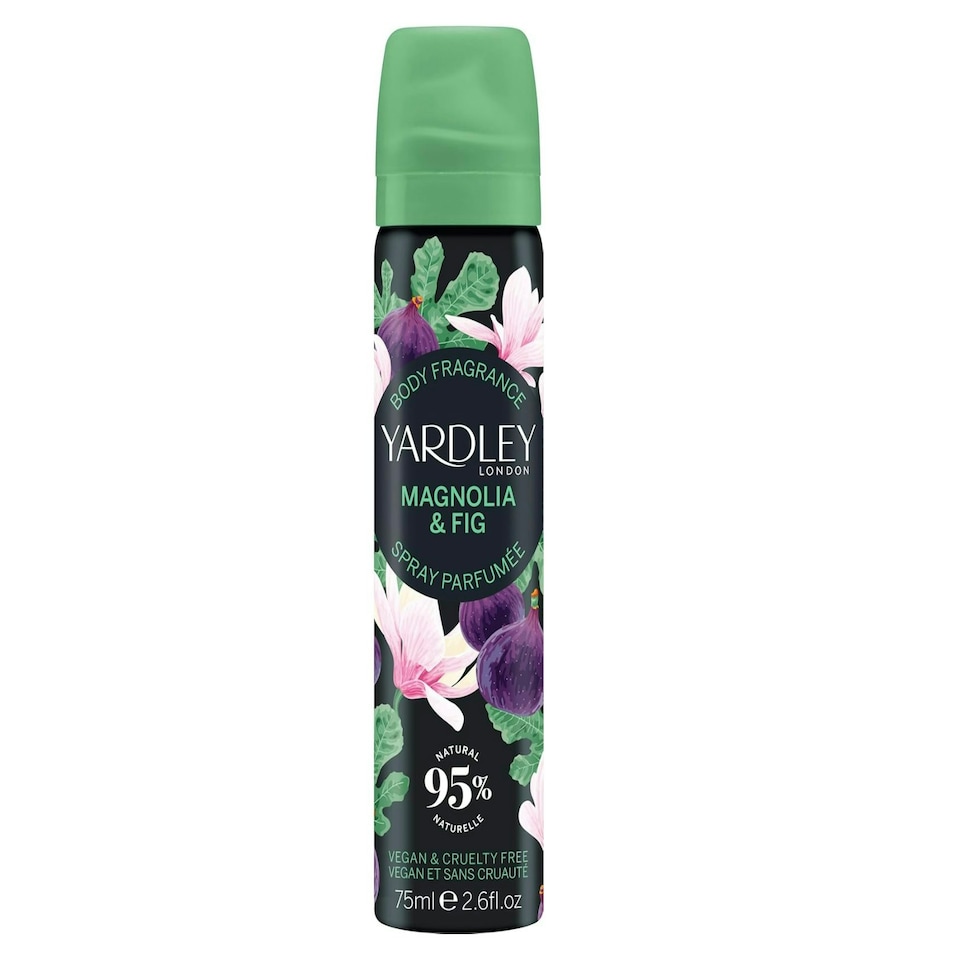 image 1 of Yardley London Magnolia and Fig Body Spray 75ml