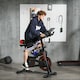 image 2 of HOMCOM 8kg Flywheel Exercise Bike with Adjustable Height, Resistance, Black