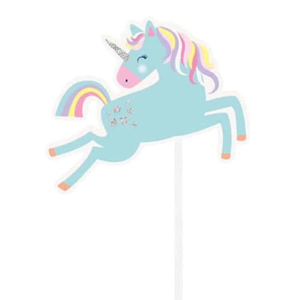 image 1 of Party Time Unicorn Photo Props - Pack of 10