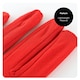 image 3 of Long Red Spandex Gloves | Red | 3