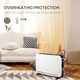image 3 of HOMCOM Electric Heater, 2180W Portable Convector Heater with 24H Timer, Overheat Protection, Adjustable Temperature for Home, White