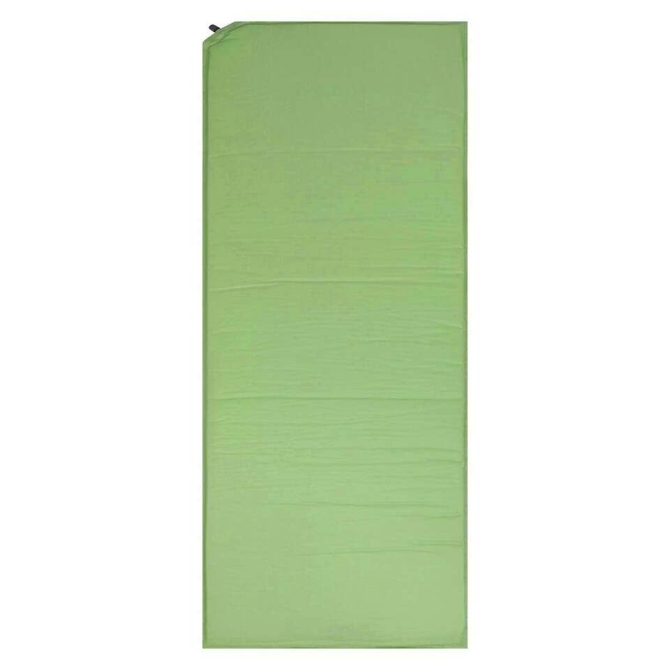 image 1 of Mountain Warehouse Camper Mat Water Resistant Double Valve Travel Accessory Green | One Size