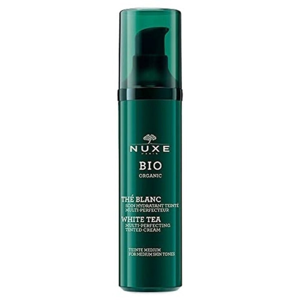 image 1 of Nuxe Bio Organic White Tea Multi-Perfecting Tinted Face Cream 50ml - Medium Skin Tones