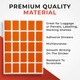 image 8 of Pack of 125 Red 12x18mm Rectangular Labels - Adhesive Stickers