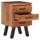 image 4 of Interiors by Premier Three Drawer Acacia Side Table Brown