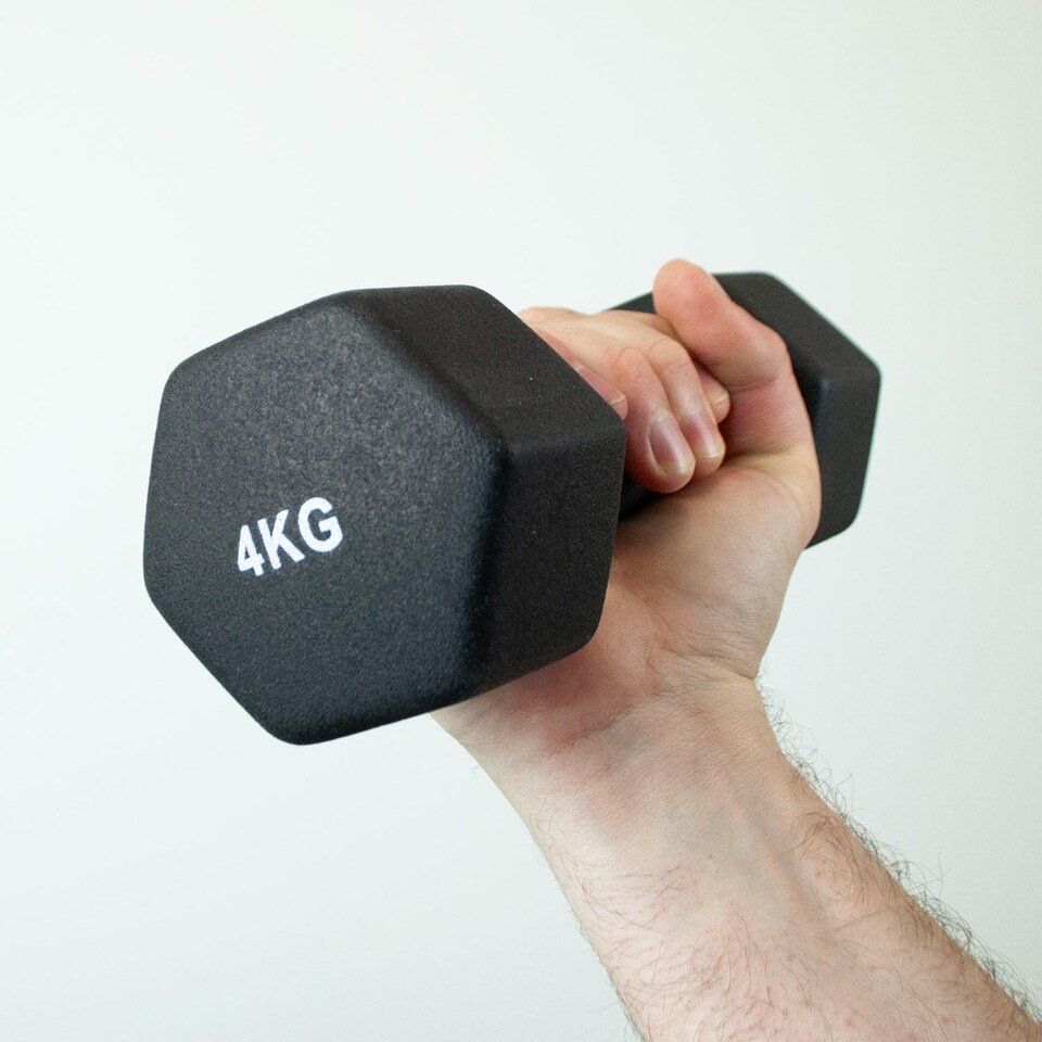image 1 of Komodo 2x 4kg Neoprene Dumbbells