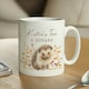 image 2 of Personalised Hedgehog Mug White