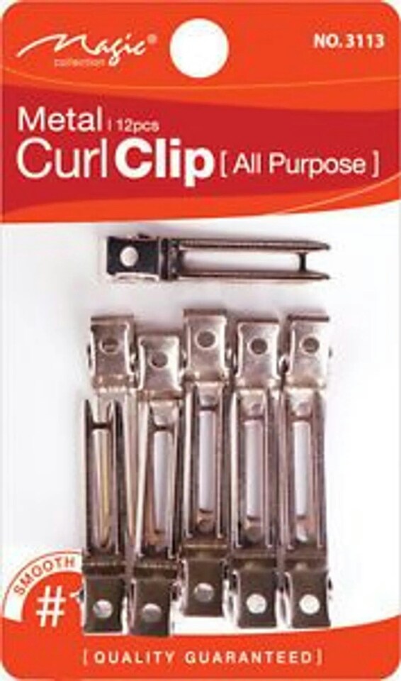 image 1 of Bee Sales Magic Collection Metal Curl Clips 3113