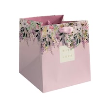 Glick Floral Gift Bag for Plants, Larger Design to Fit Plants in, 180w x 200h x 180d mm, Lilac