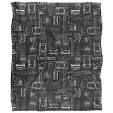 Batman Wayne Industries Batmobile Blanket - Multicoloured - One Size