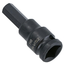 8mm x 45mm 3/8in. Drive Short Impact Impacted Allen Hex Key Socket
