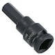 image 1 of 8mm x 45mm 3/8in. Drive Short Impact Impacted Allen Hex Key Socket