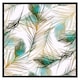 image 2 of Imprints peacock feathers (Picutre Frame) Brown | Oak | M