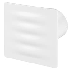 100mm Standard VERTICO Extractor Fan White ABS Front Panel Wall Ceiling Ventilation