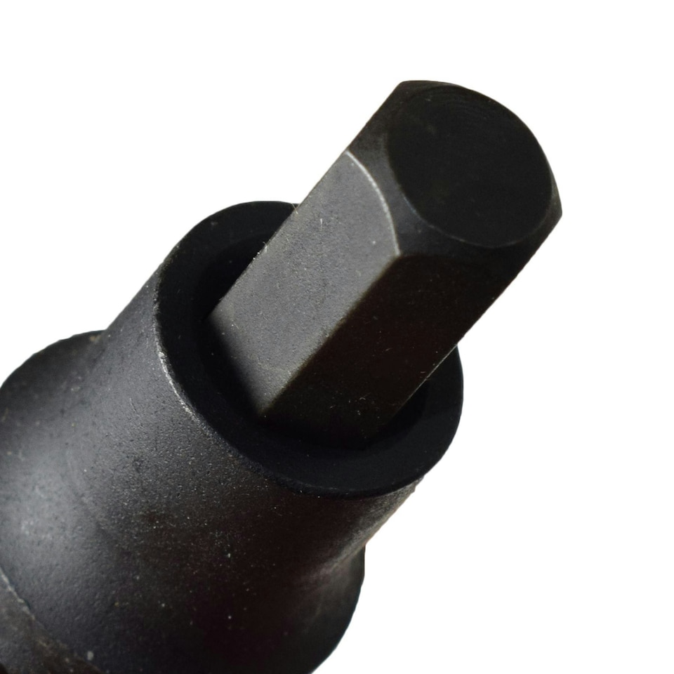 image 1 of M10 x 55mm 1/2" Drive Short Impact Impacted Allen Hex Key Socket