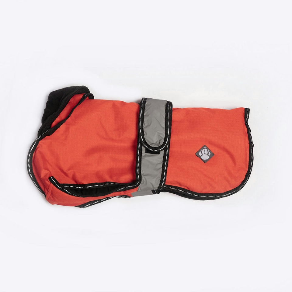 image 1 of Danish Design 2 In 1 Orange Dog Coat 40cm (16")
