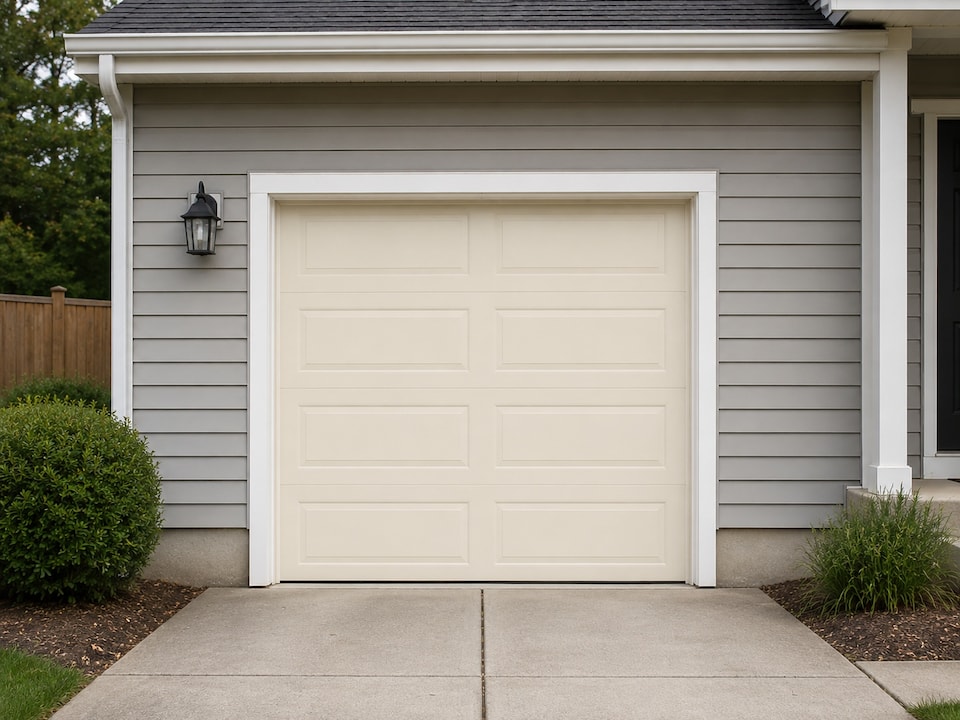 image 1 of Innov8 Coatings Garage Door Spray Paint 400ml - Clotted Cream Satin Finish - Exterior & Interior Multi Surface Paint for Metal, uPVC, Aluminium & Wood - Fast Dry, No Primer Required