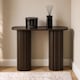 image 2 of OHS Madison Console Table Ribbed Engineered Wood Entryway Display Desk