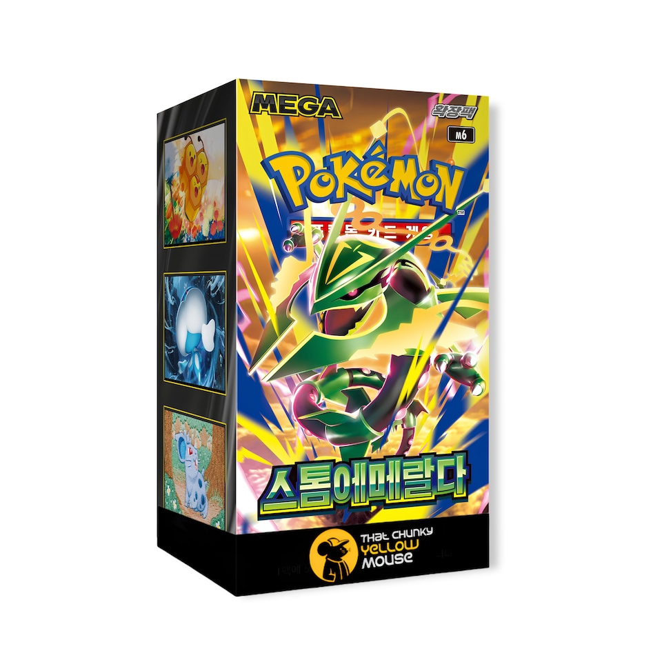 image 1 of Pokemon Cards Storm Emeralda Delta Reign - Korean Booster Box 30 Packs Mega Rayquaza ex
