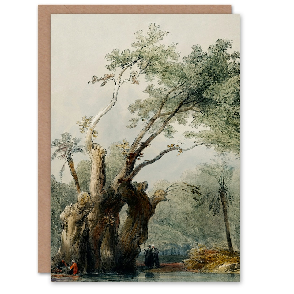 image 1 of David Roberts Art Card The Holy Tree of Metereah