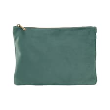 Bagbase Velvet Cosmetic Case | Green | Jade | 1
