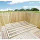 image 2 of 7 x 4 (2.1m x 1.2m) Pressure Treated Timber Base (C16 Graded Timber 45mm x 70mm)