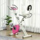 image 2 of HOMCOM Folding Exercise Bike w/ Adjustable Magnetic Resistance, Seat Height