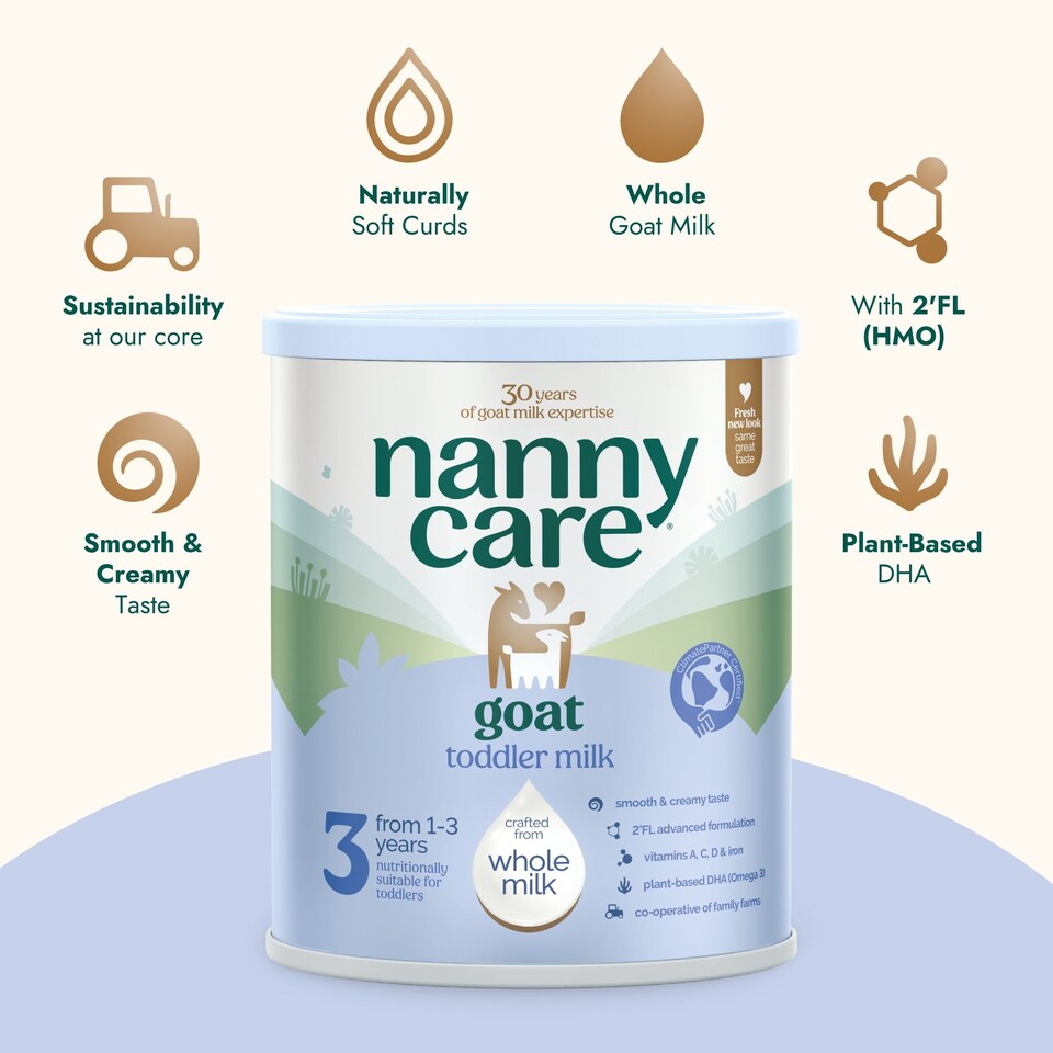 image 1 of Nannycare Toddler Goat Milk Formula - Stage 3 (800g - box of 6)