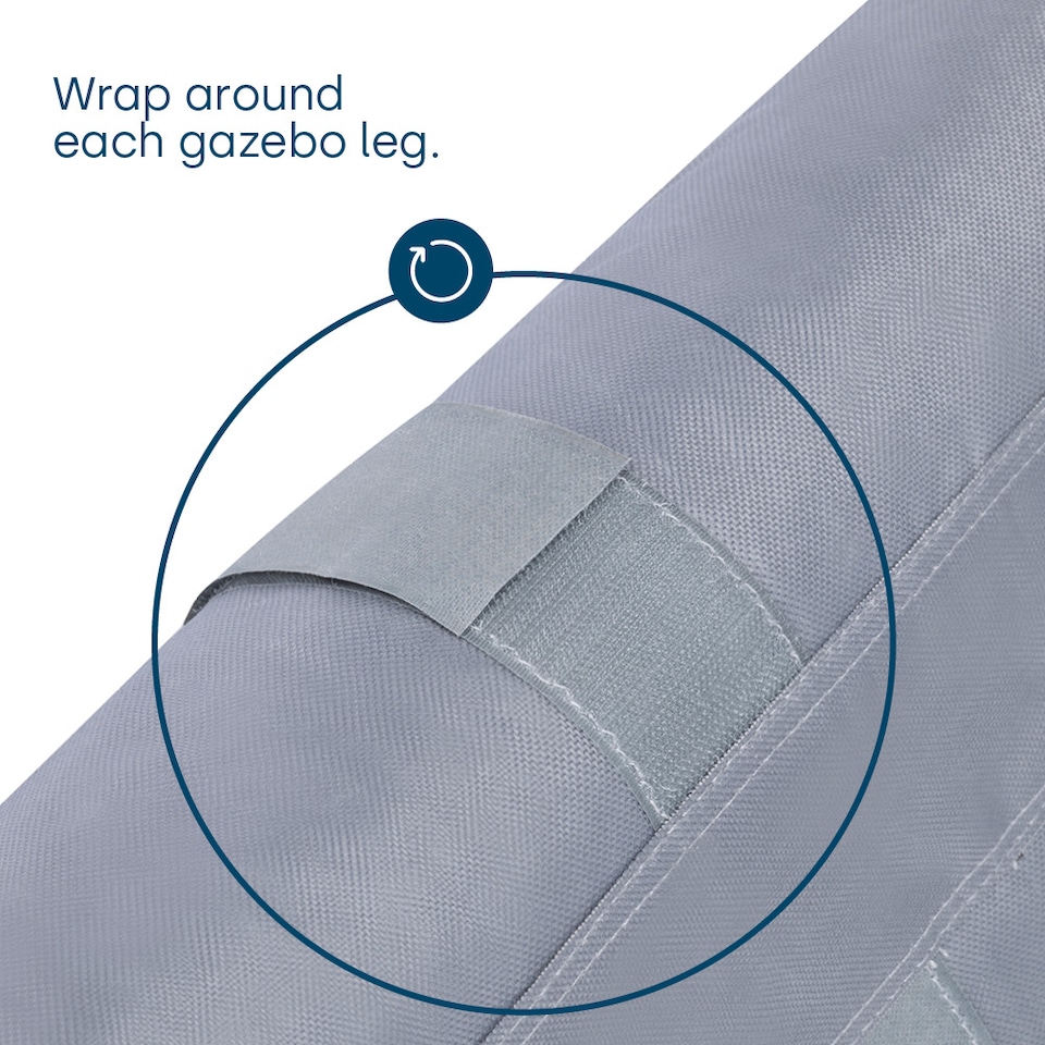 image 1 of Gazebo Sand Bags Set of 4 Grey