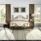 image 2 of Letchworth Vintage Victorian Style Antique Brass Metal Bed Frame (King) | Bronze | Brass | King