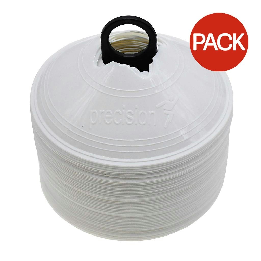 Precision Saucer Cones (Pack Of 50) - White - One Size