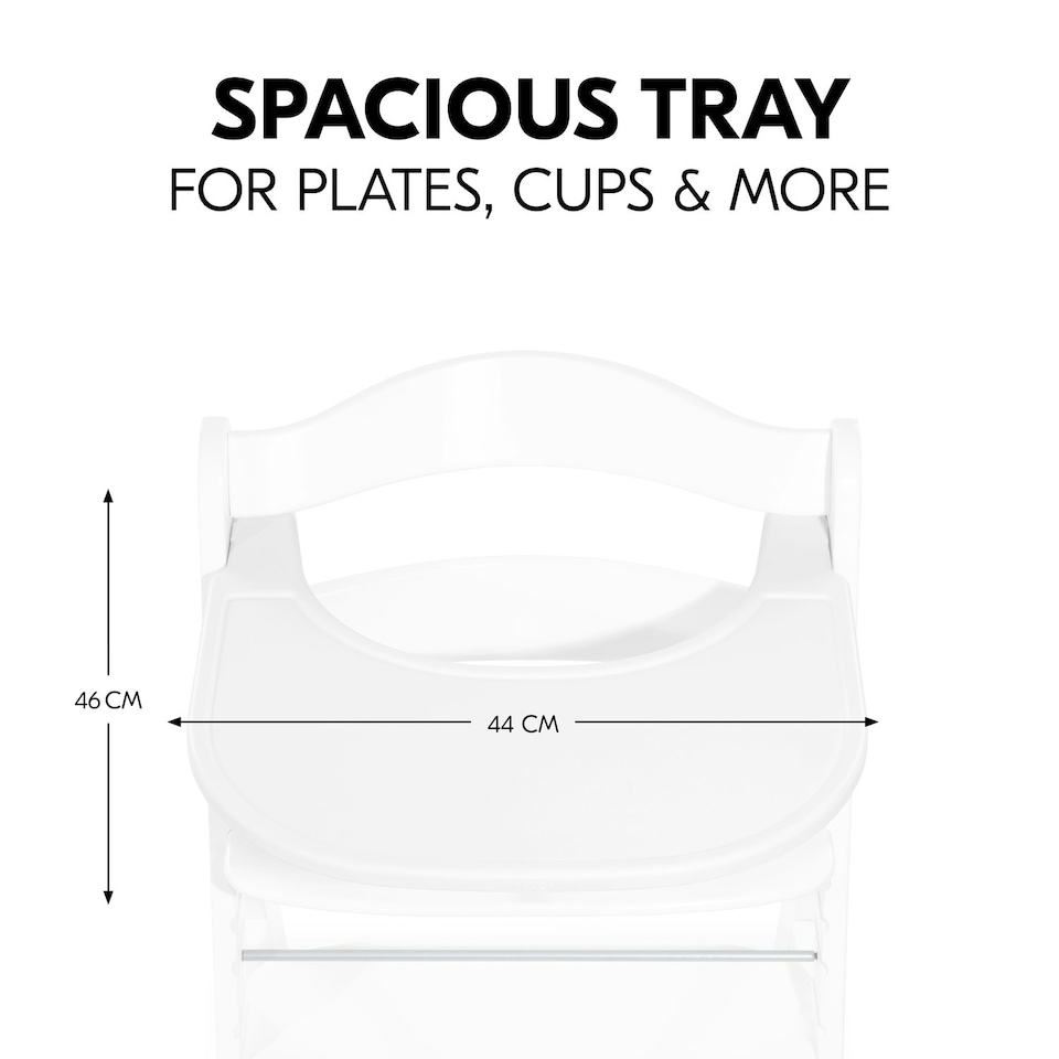 image 1 of Hauck Alpha Click Tray - White