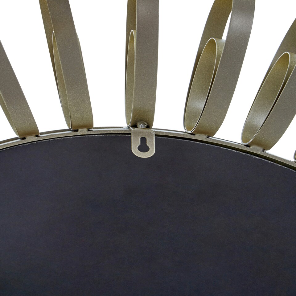 image 1 of Trento Multi Ring Design Wall Mirror Gold