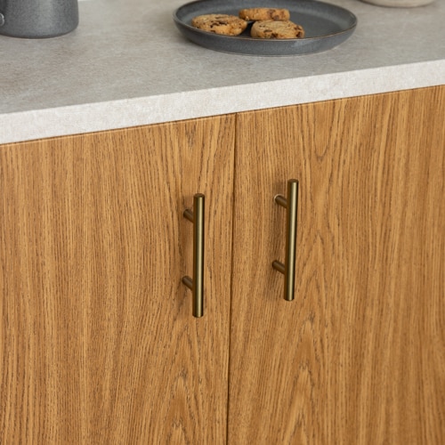 Sticky Back Plastic Oak Light Wood Effect Kitchen Self-adhesive Vinyl Wrap for Cupboards, Doors and Worktops 90cm x 1m - d-c-fix
