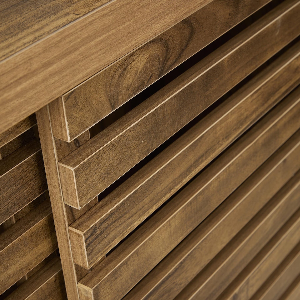 image 1 of Luna Sideboard 2 Doors Storage Cupboard Highboard Side Cabinet