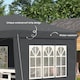 image 10 of Outsunny 3 x 6m Heavy Duty Gazebo Marquee Party Tent with Storage Bag Grey