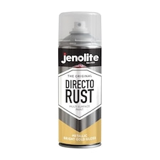 Jenolite Directorust Metallic Gloss Primer Paint - Bright Gold - 400ml Spray Can