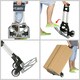 image 6 of Yaheetech Aluminum Hand Trolley Black