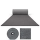 image 1 of 25 Metres Exhibition Quality Ribbed Heavy Duty Grey Carpet Runner 2 Metres Wide