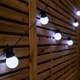 image 9 of Set of 10 Indoor Outdoor Connectable Party Festoon Lights with Cool White LEDs