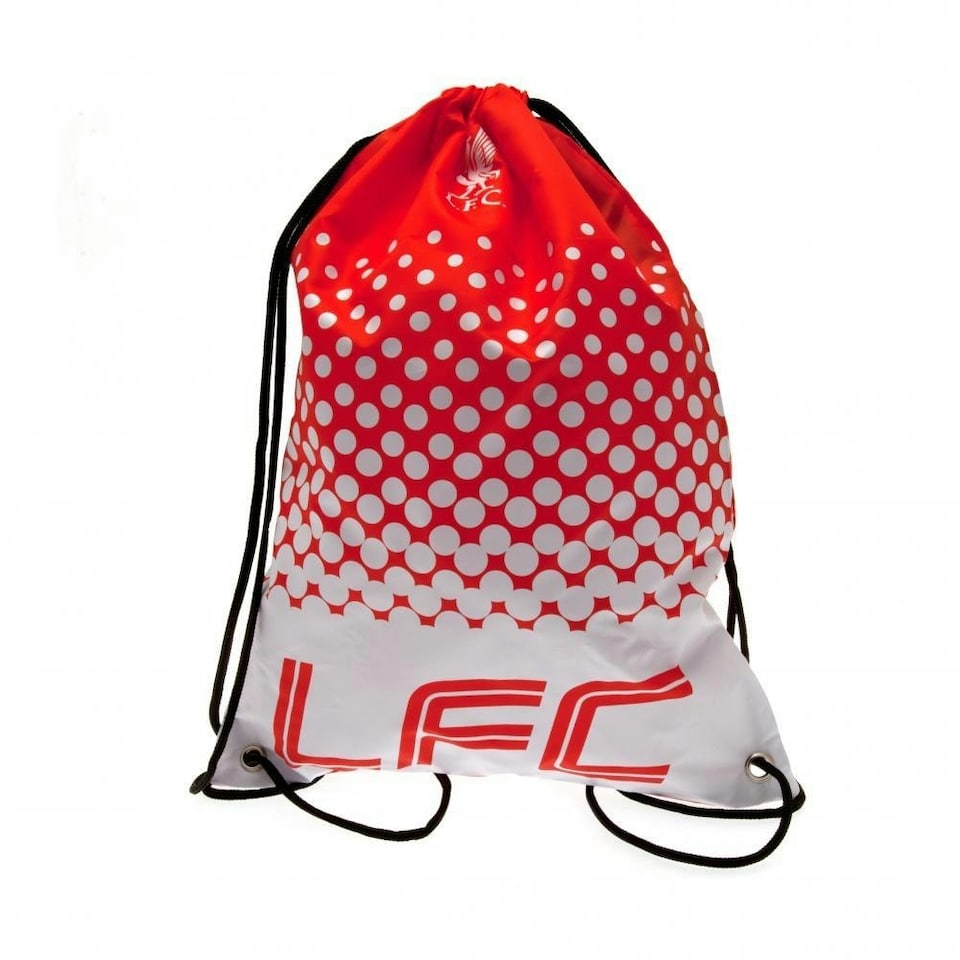 image 1 of Liverpool FC Fade Design Drawstring Gym Bag - Red/White/Black - 44 x 33cm