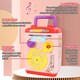 image 6 of Electronic Money Bank for Kids Pink Password & Fingerprint Toy ATM Piggy Bank Secure, Fun & Educational Savings Box