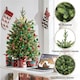 image 4 of Yaheetech 91cm Tabletop Christmas Tree with Cement Base Green